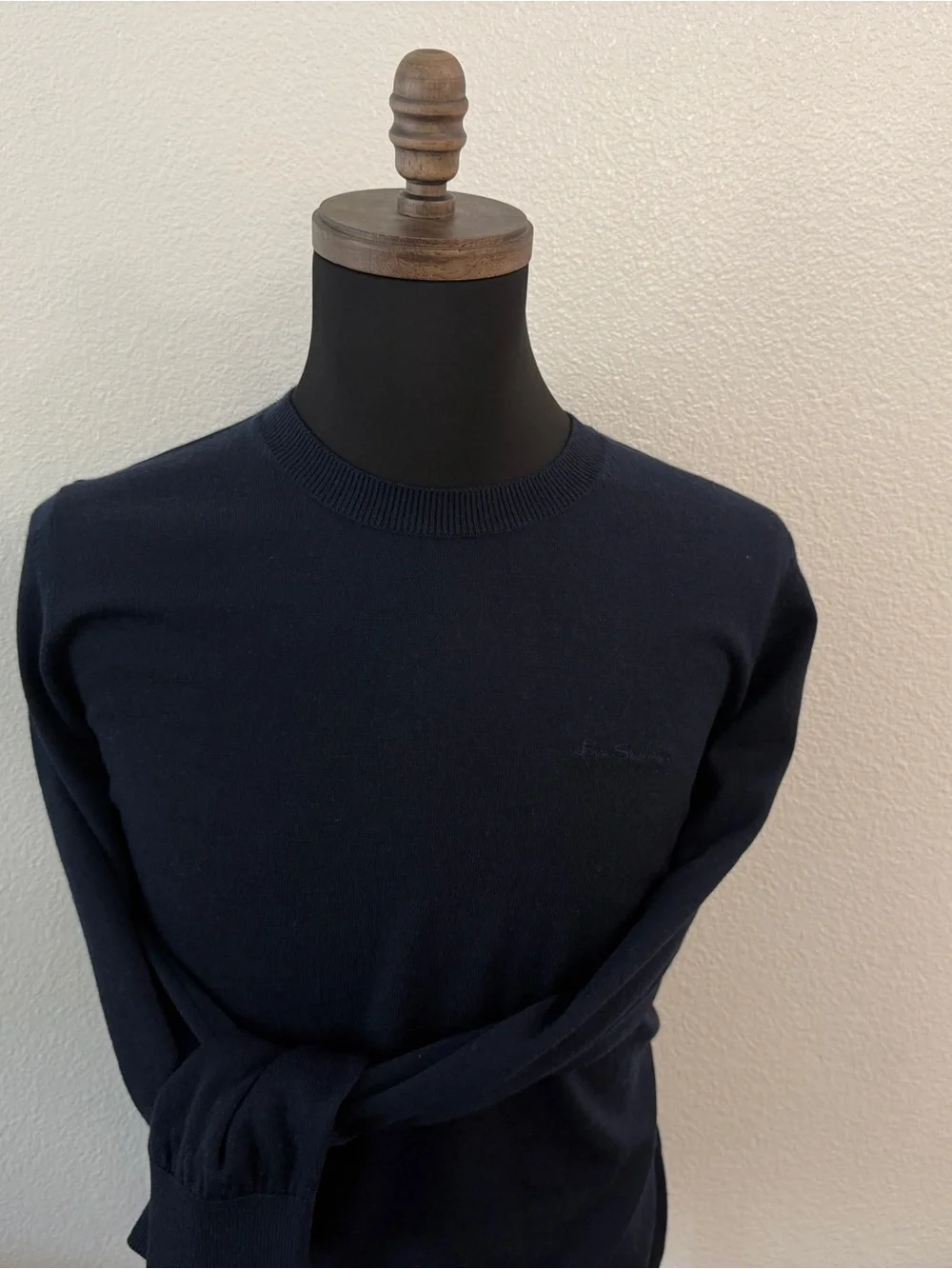 Ben Sherman Men's Navy Crewneck Sweater